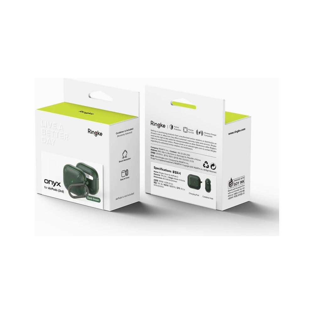 Etui Ringke Onyx Apple AirPods 3 Dark Green