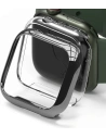 Etui Ringke Slim Apple Watch 4/5/6/7/8/9/SE 44/45mm Átlátszó + Sötét Króm [2 PACK]