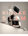 Kup Case Ringke Slim Apple Watch 4/5/6/7/8/9/SE 44/45mm Clear + Dark Chrome [2 PACK] - RGK1631CLCHR - {ean13} - Sklep Home Screen