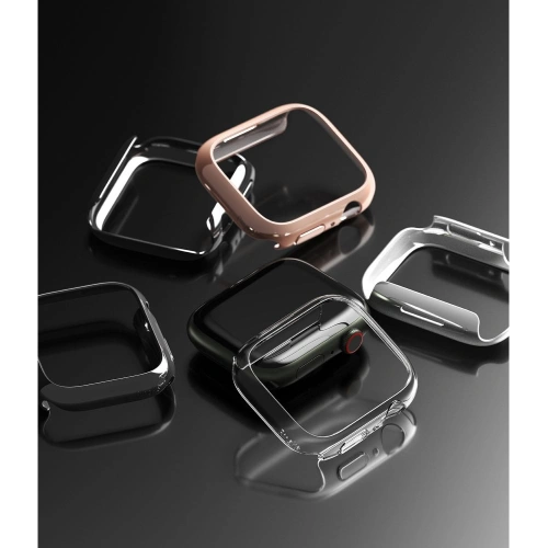 Buy Case Ringke Slim Apple Watch 4/5/6/7/8/9/SE 44/45mm Clear + Dark Chrome [2 PACK] - RGK1631CLCHR - {ean13} - Home Screen Store Europe