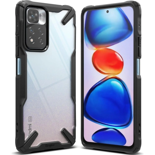 Kup Etui Ringke Fusion-X Redmi Note 11 Pro+ 5G Fekete - RGK1635BLK - {ean13} - Sklep Home Screen