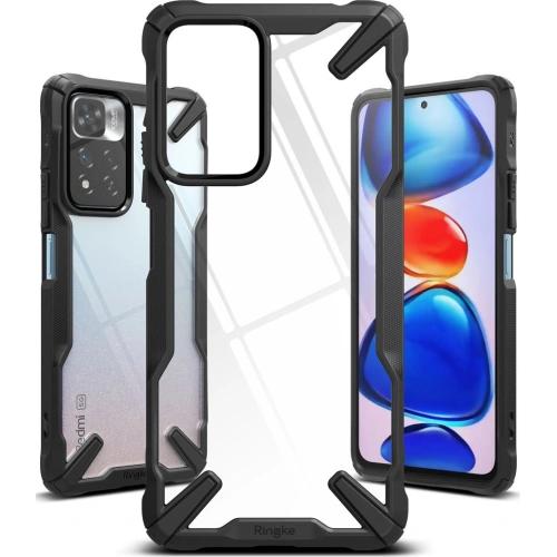 Kup Etui Ringke Fusion-X Redmi Note 11 Pro+ 5G Fekete - RGK1635BLK - {ean13} - Sklep Home Screen
