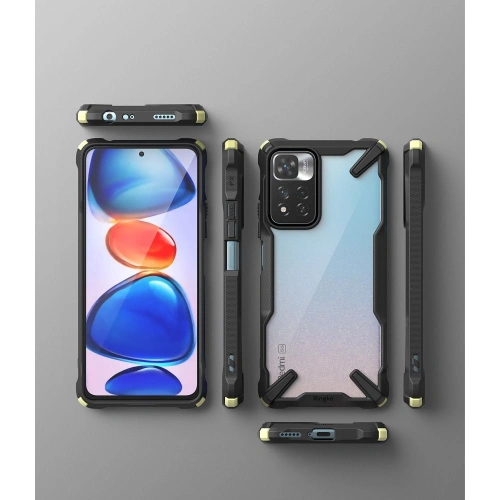 Kup Etui Ringke Fusion-X Redmi Note 11 Pro+ 5G Fekete - RGK1635BLK - {ean13} - Sklep Home Screen