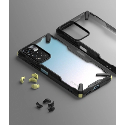 Kup Etui Ringke Fusion-X Redmi Note 11 Pro+ 5G Fekete - RGK1635BLK - {ean13} - Sklep Home Screen