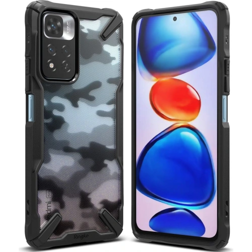 Kup Etui Ringke Fusion-X Redmi Note 11 Pro+ 5G Camo (Moro) černé - RGK1636MOB - {ean13} - Sklep Home Screen