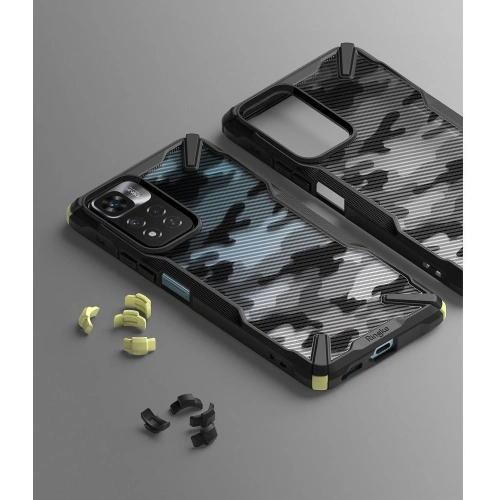 Kup Hülle Ringke Fusion-X Redmi Note 11 Pro+ 5G Camo (Camouflage) Schwarz - RGK1636MOB - {ean13} - Sklep Home Screen