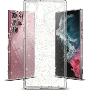 Kup Hülle Ringke Air Samsung Galaxy S22 Ultra Glitter Clear - RGK1640GCL - {ean13} - Sklep Home Screen
