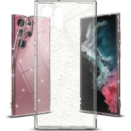 Kup Etui Ringke Air Samsung Galaxy S22 Ultra Glitter Clear - RGK1640GCL - {ean13} - Sklep Home Screen