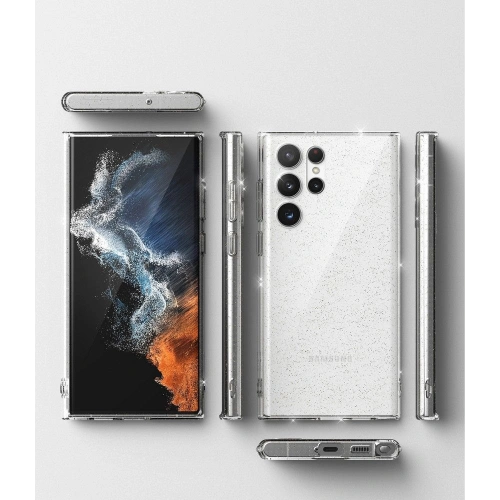 Kup Etui Ringke Air Samsung Galaxy S22 Ultra Glitter Clear - RGK1640GCL - {ean13} - Sklep Home Screen