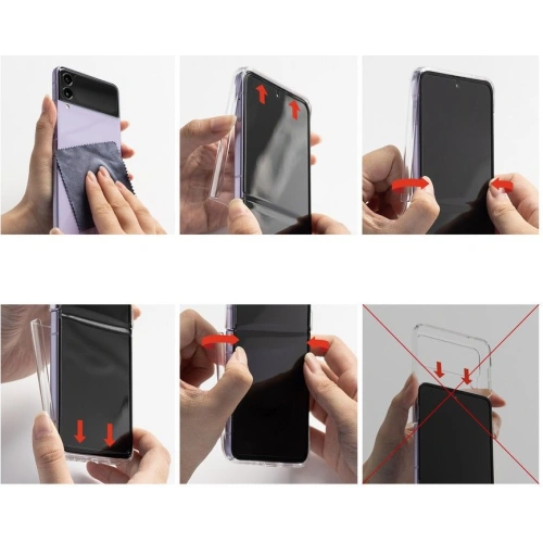 Buy Ringke Slim Samsung Galaxy Z Flip 4 Clear - RGK1647CL - {ean13} - Home Screen Store Europe