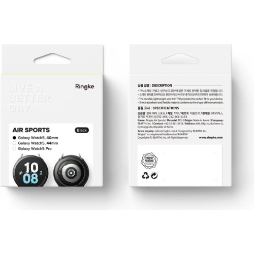 Buy Ringke Air Sports Samsung Galaxy Watch 5 40mm Black - RGK1652BLK - {ean13} - Home Screen Store Europe