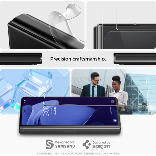 Kup Edzett üveg Spigen GLAS.tR ez Fit + Hinge Film fólia Samsung Galaxy Z Fold 4 - SPN2297 - {ean13} - Sklep Home Screen