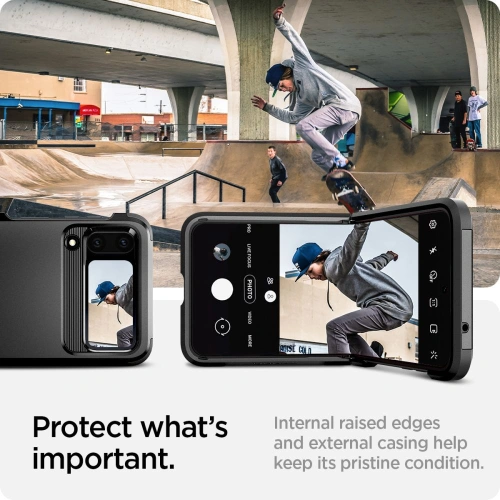 Kup Etui Spigen Tough Armor Samsung Galaxy Z Flip 4 Fekete - SPN2298BLK - {ean13} - Sklep Home Screen