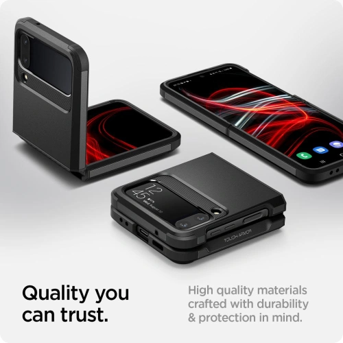 Kup Etui Spigen Tough Armor Samsung Galaxy Z Flip 4 Fekete - SPN2298BLK - {ean13} - Sklep Home Screen