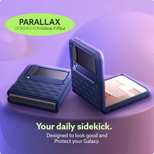 Kup Etui Caseology Parallax Samsung Galaxy Z Flip 4 Midnight Blue - CSL062MIDBLU - {ean13} - Sklep Home Screen