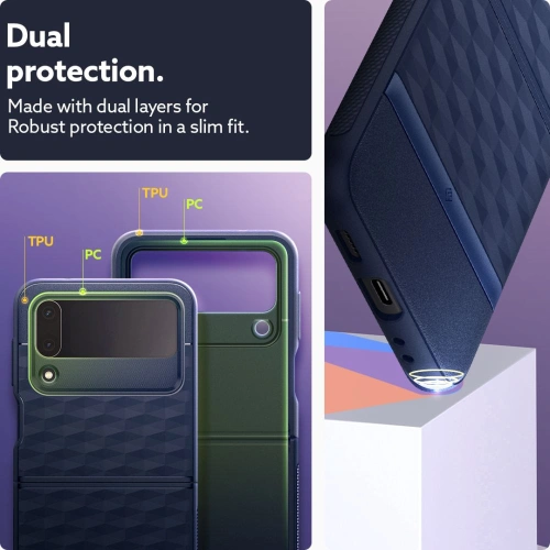 Kup Etui Caseology Parallax Samsung Galaxy Z Flip 4 Midnight Blue - CSL062MIDBLU - {ean13} - Sklep Home Screen