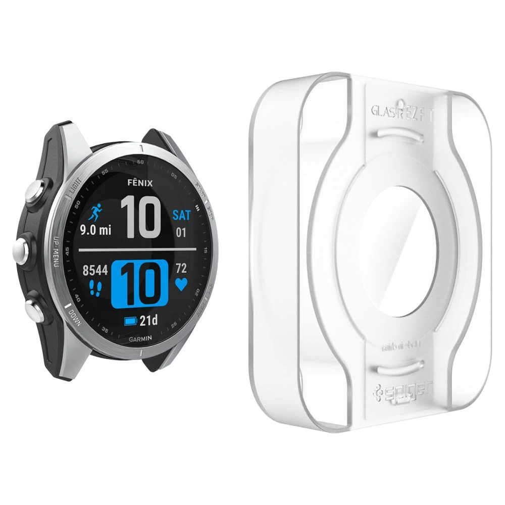Szkło hartowane Spigen GLAS.tR ez Fit Garmin Fenix 7s [2 PACK]