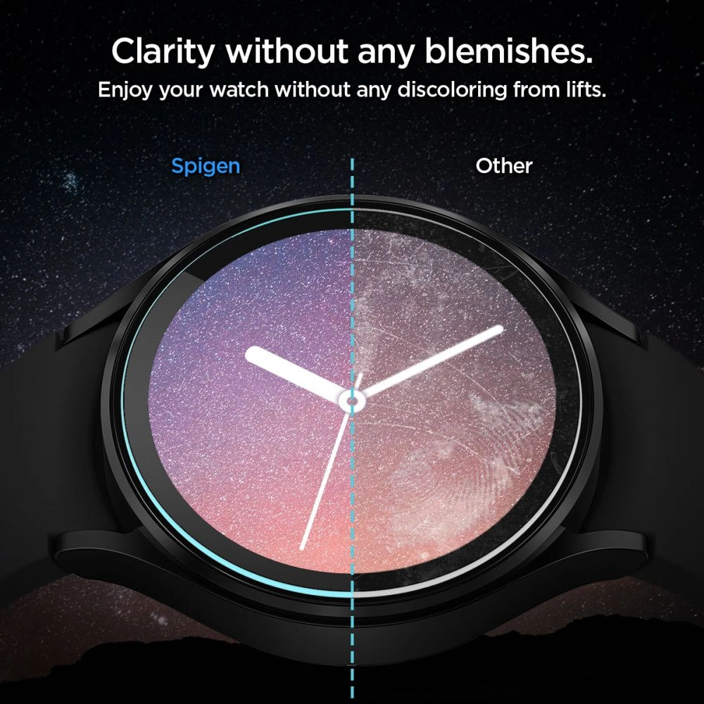 Szkło hartowane Spigen GLAS.tR ez Fit Samsung Galaxy Watch 5 Pro 45mm [2 PACK]