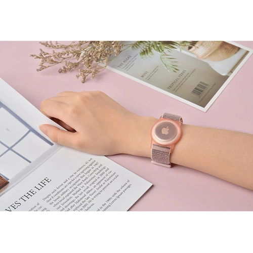 Kup Pásky Tech-Protect Nylon pro děti Apple AirTag růžový - THP1244PNK - {ean13} - Sklep Home Screen