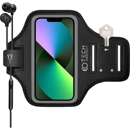 Kup Opaska na ramię Tech-Protect M2 Universal Sport Armband Black - THP1248BLK - {ean13} - Sklep Home Screen