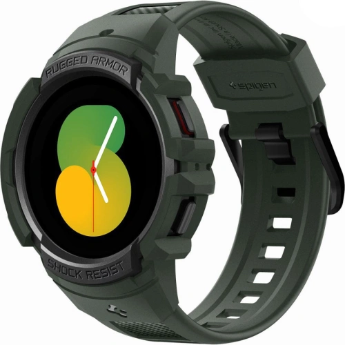 Kup Pasek Spigen Rugged Armor Pro Samsung Galaxy Watch 5/4 44mm Vojenská zelená - SPN2308GRN - {ean13} - Sklep Home Screen