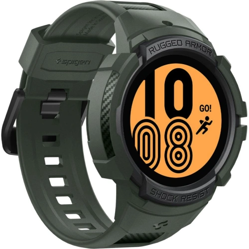 Kup Pasek Spigen Rugged Armor Pro Samsung Galaxy Watch 5/4 44mm Vojenská zelená - SPN2308GRN - {ean13} - Sklep Home Screen