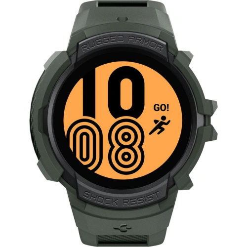 Kup Pasek Spigen Rugged Armor Pro Samsung Galaxy Watch 5/4 44mm Vojenská zelená - SPN2308GRN - {ean13} - Sklep Home Screen
