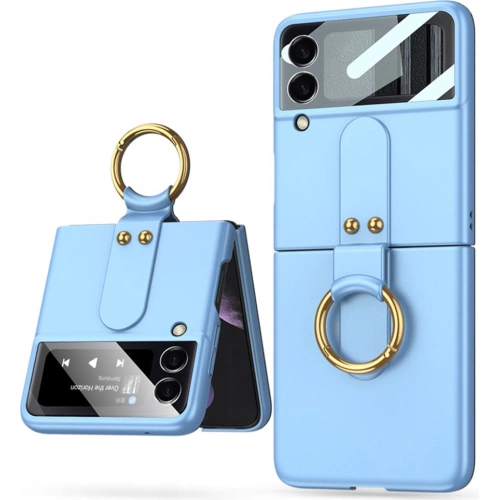 Kup Hülle Tech-Protect Icon Ring Samsung Galaxy Z Flip 4 Himmelblau - THP1264BLU - {ean13} - Sklep Home Screen