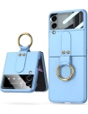 Etui Tech-Protect Icon Ring Samsung Galaxy Z Flip 4 Albastru Cerului