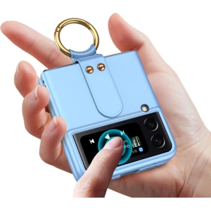 Hülle Tech-Protect Icon Ring Samsung Galaxy Z Flip 4 Himmelblau