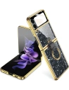 Etui Tech-Protect Mood Ring Samsung Galaxy Z Flip 4 Fekete/Arany
