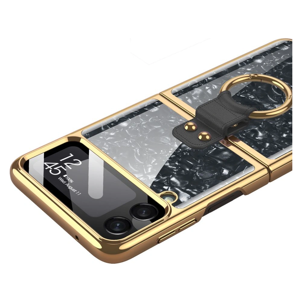 Etui Tech-Protect Mood Ring Samsung Galaxy Z Flip 4 Black/Gold