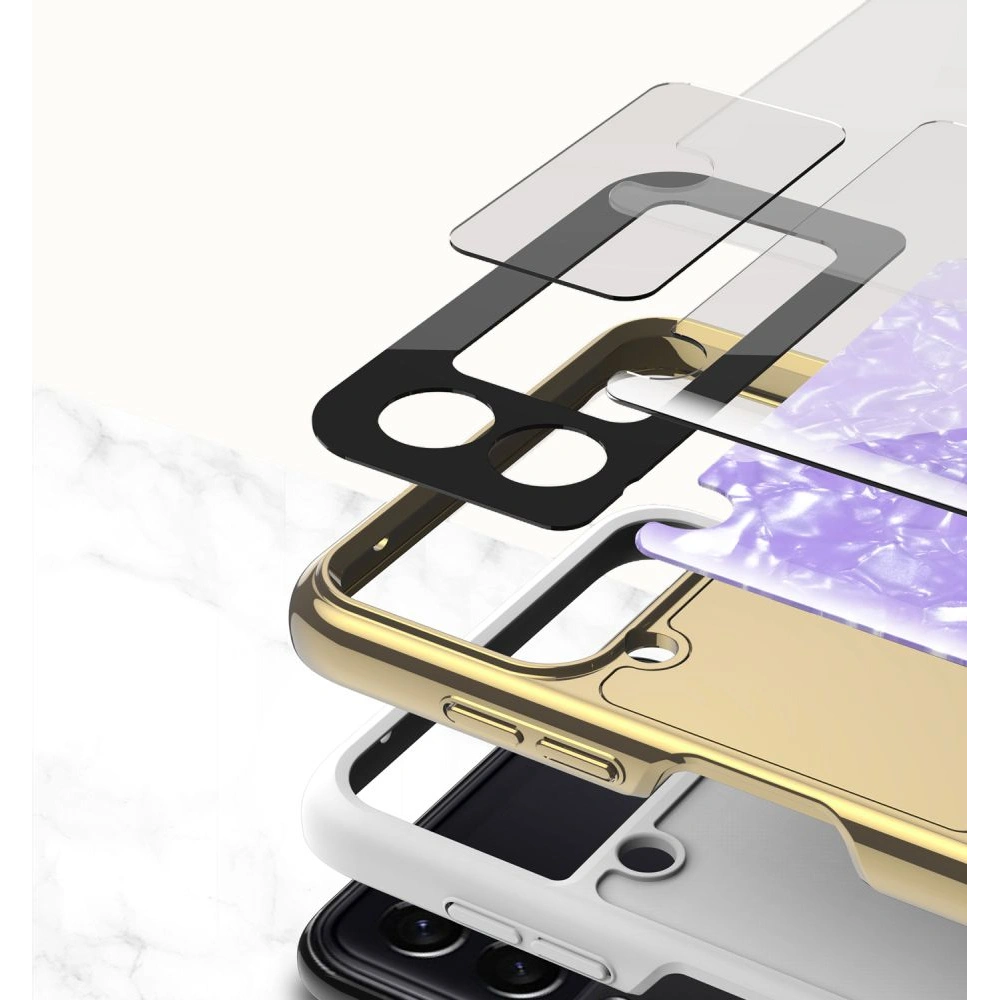 Etui Tech-Protect Mood Ring Samsung Galaxy Z Flip 4 Black/Gold