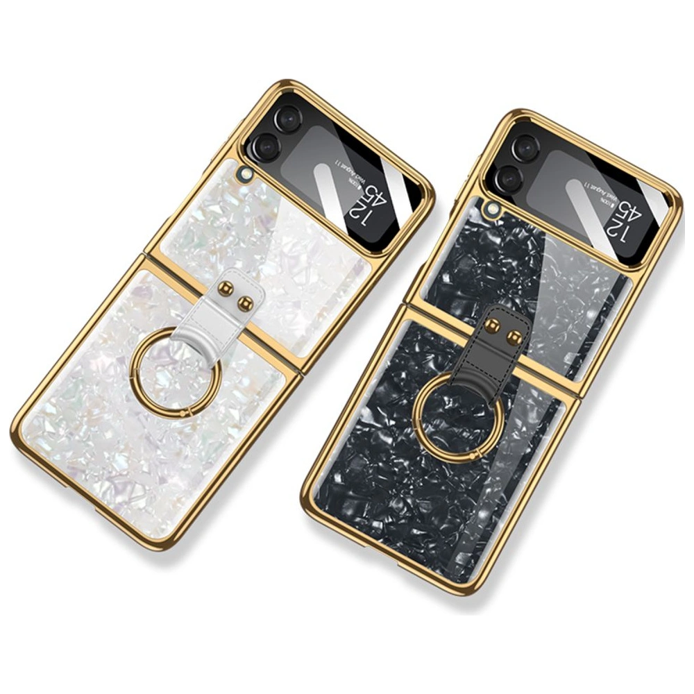 Etui Tech-Protect Mood Ring Samsung Galaxy Z Flip 4 White/Gold