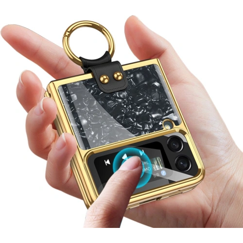 Kup Etui Tech-Protect Mood Ring Samsung Galaxy Z Flip 4 Fehér/Arany - THP1269WHTGLD - {ean13} - Sklep Home Screen