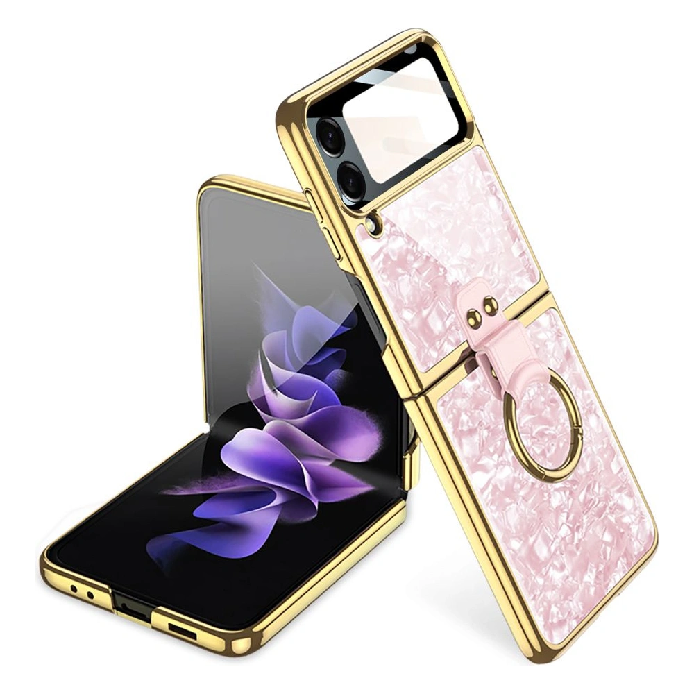 Etui Tech-Protect Mood Ring Samsung Galaxy Z Flip 4 Pink/Gold