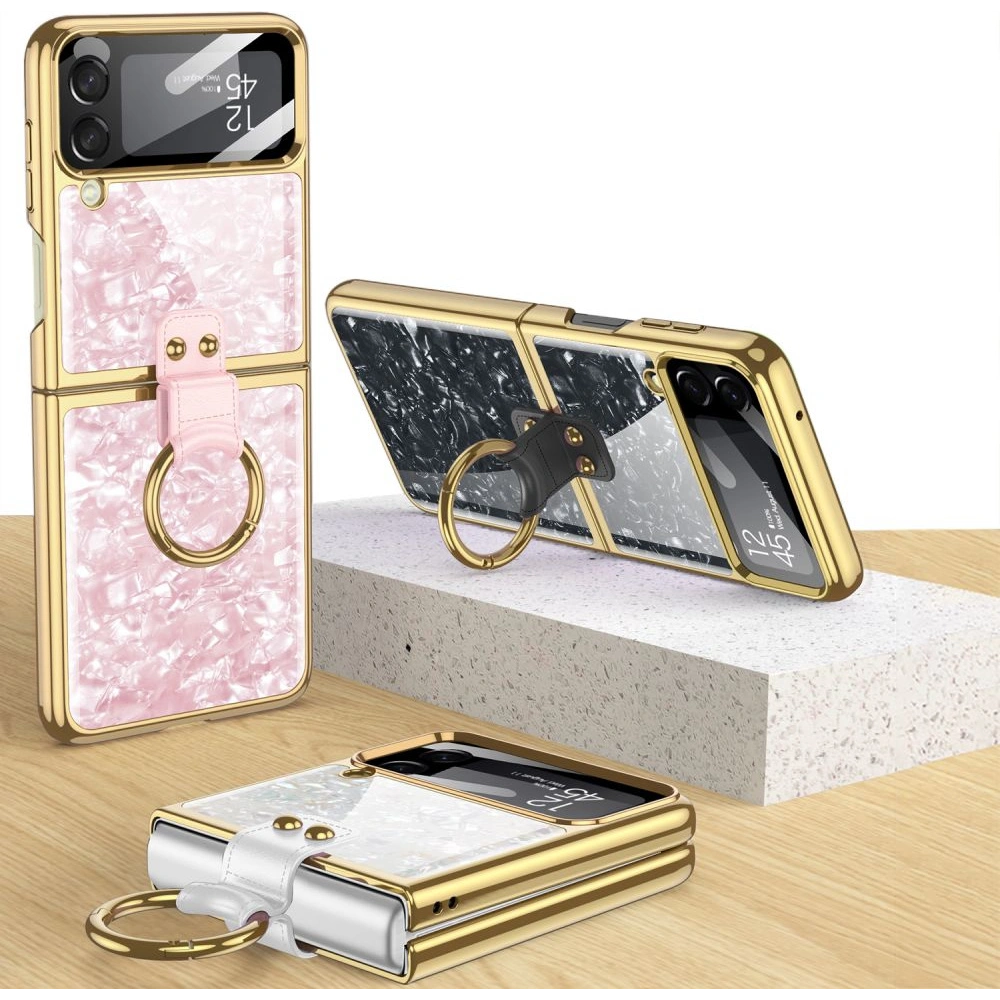 Etui Tech-Protect Mood Ring Samsung Galaxy Z Flip 4 Pink/Gold