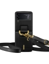 Etui Tech-Protect Wallet Chain Samsung Galaxy Z Flip 4 Fekete