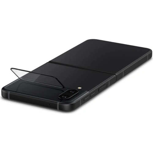 Kup Gehärtetes Glas Spigen GLAS.tR ez Fit + Hinge Film Samsung Galaxy Z Flip 4 Schwarz [2 PACK] - SPN2309BLK - {ean13} - Sklep Home Screen