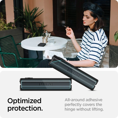 Kup Sticlă securizată Spigen GLAS.tR ez Fit + Hinge Film Samsung Galaxy Z Flip 4 Negru [2 PACK] - SPN2309BLK - {ean13} - Sklep Home Screen