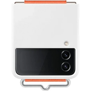 Kup Etui Samsung Galaxy Z Flip 4 EF-GF721TWEGWW fehér/színes szilikon borító pánt - SMG737WHT - {ean13} - Sklep Home Screen