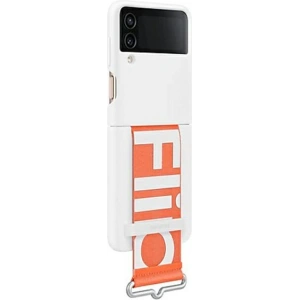 Kup Etui Samsung Galaxy Z Flip 4 EF-GF721TWEGWW fehér/színes szilikon borító pánt - SMG737WHT - {ean13} - Sklep Home Screen