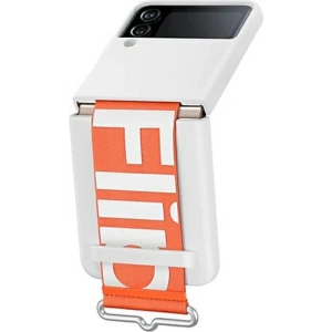 Kup Etui Samsung Galaxy Z Flip 4 EF-GF721TWEGWW fehér/színes szilikon borító pánt - SMG737WHT - {ean13} - Sklep Home Screen