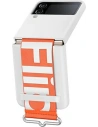 Kup Etui Samsung Galaxy Z Flip 4 EF-GF721TWEGWW bílý/white Silicone Cover Strap - SMG737WHT - {ean13} - Sklep Home Screen