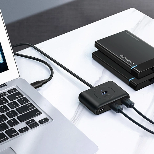 Kup HUB UGREEN CR113 USB - 4 x USB 3.0 25m negru - UGR1376BLK - {ean13} - Sklep Home Screen