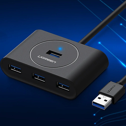 Kup HUB UGREEN CR113 USB - 4 x USB 3.0 25m negru - UGR1376BLK - {ean13} - Sklep Home Screen