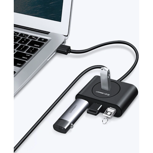 Kup HUB UGREEN CR113 USB - 4 x USB 3.0 25m negru - UGR1376BLK - {ean13} - Sklep Home Screen