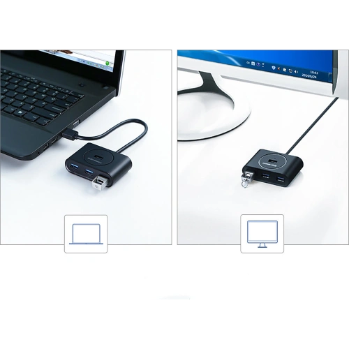 Kup HUB UGREEN CR113 USB - 4 x USB 3.0 25m negru - UGR1376BLK - {ean13} - Sklep Home Screen