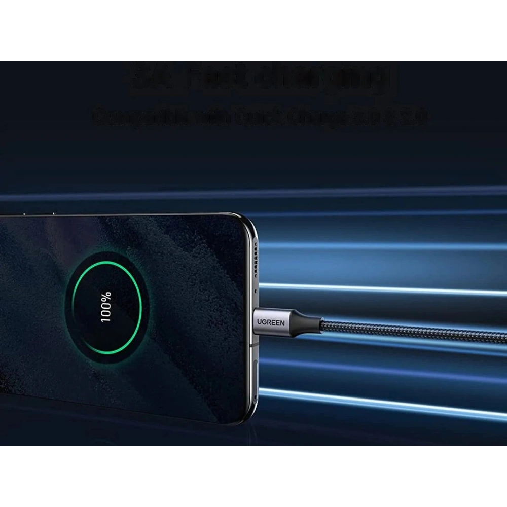 Kabel UGREEN US187 USB 3.0 - USB-C 3A 1m