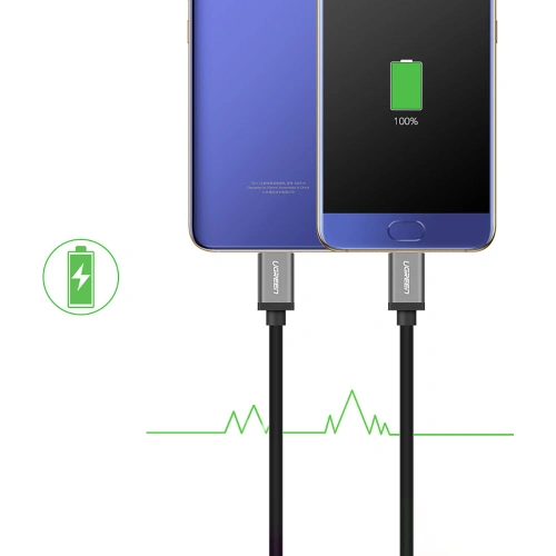 Kup Kabel UGREEN US196 USB - USB-C + microUSB 1m schwarz - UGR1379BLK - {ean13} - Sklep Home Screen